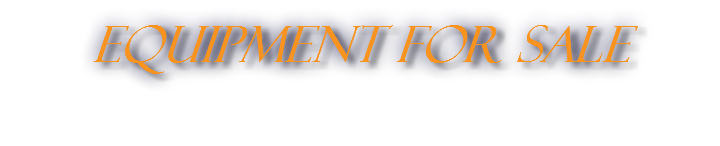 equipment for sale